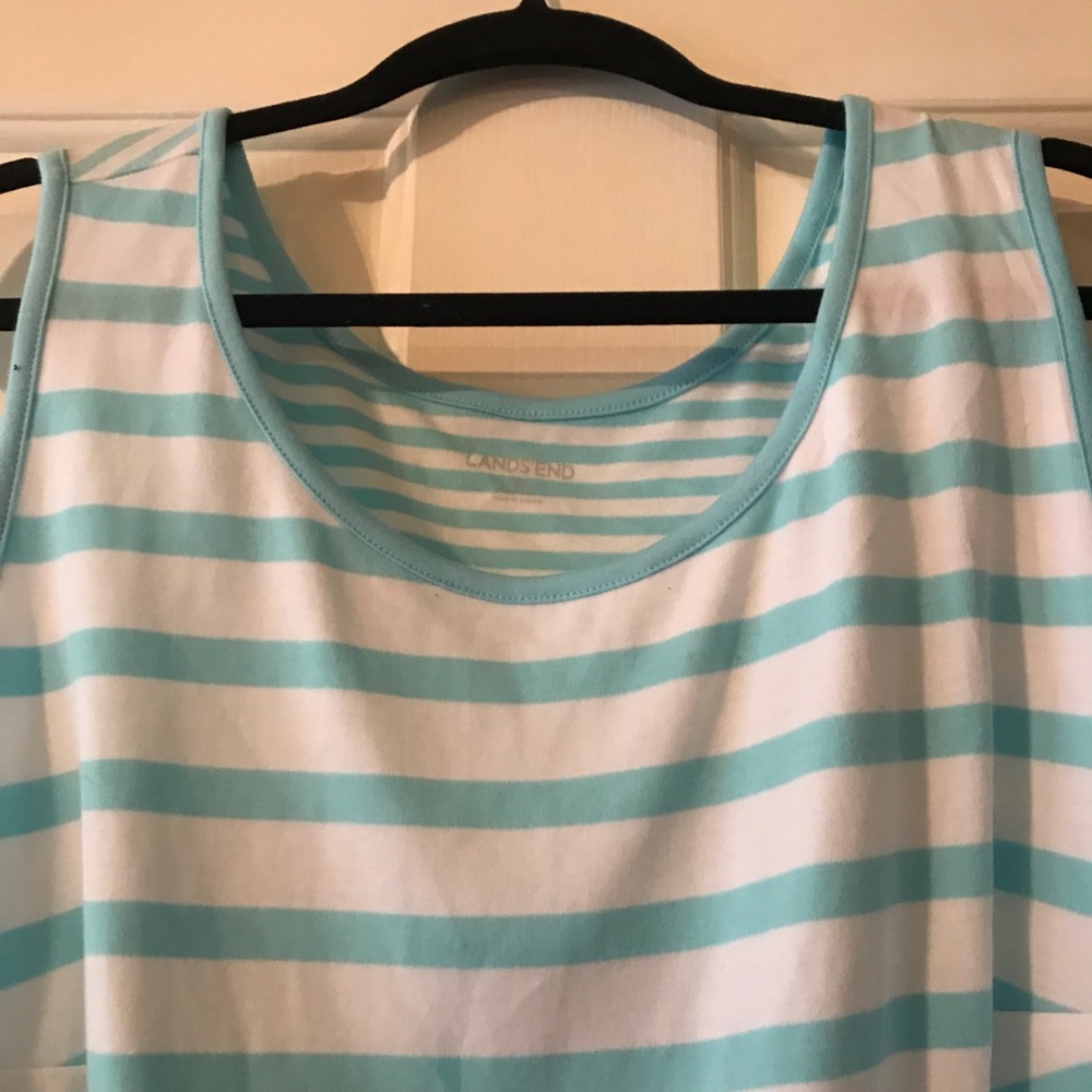NWOT Lands End Supima Cotton Summer Stripe… - Picture 3 of 4